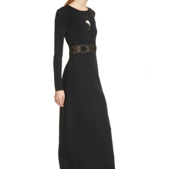 STAUD black yin yang petal dress - Picture 7 of 7